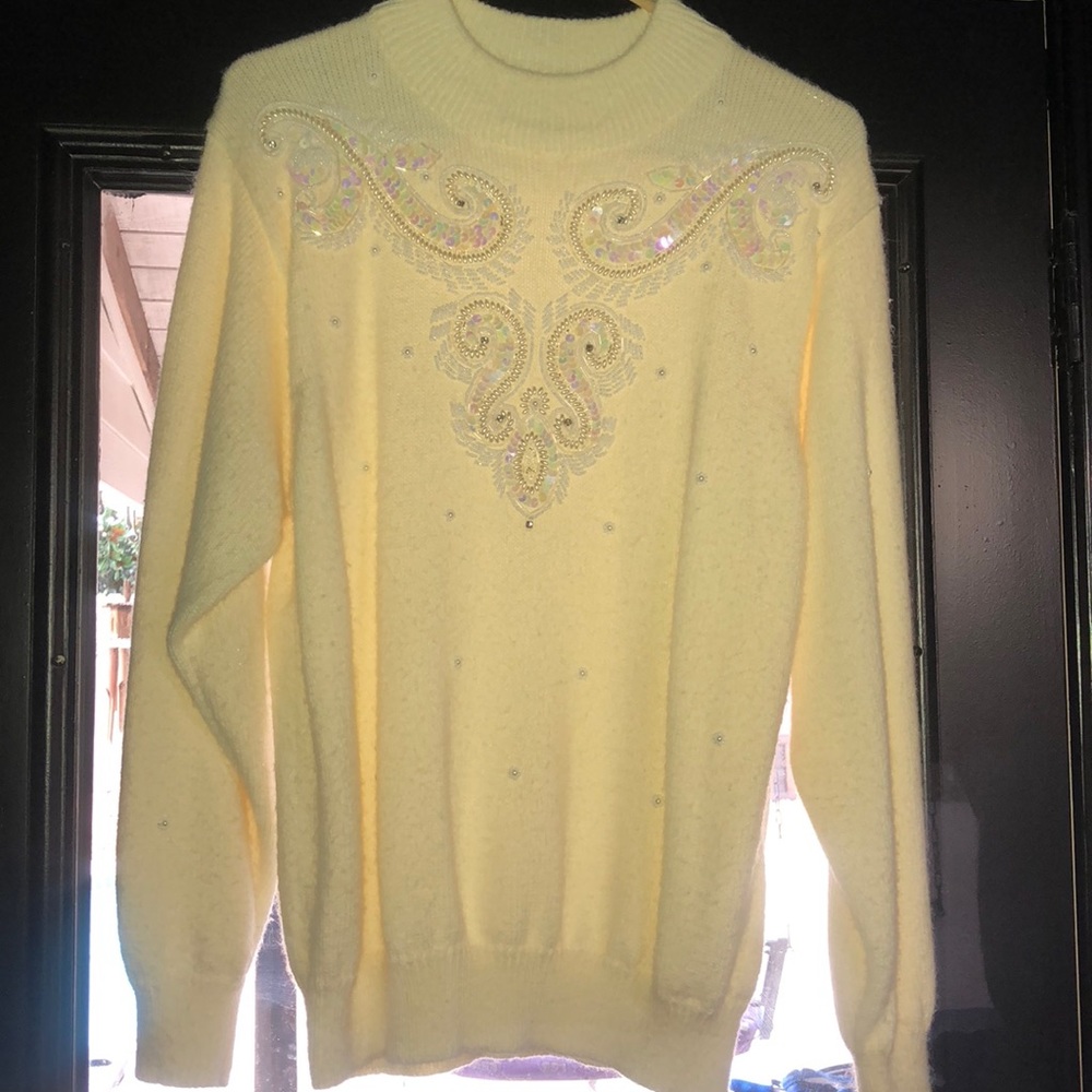 Vintage Alfred Dunner jeweled sweater